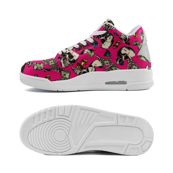 kokorepublic Unisex Non Slip Sneakers Lace Up Fashion Shoes - Picture 4 of 7